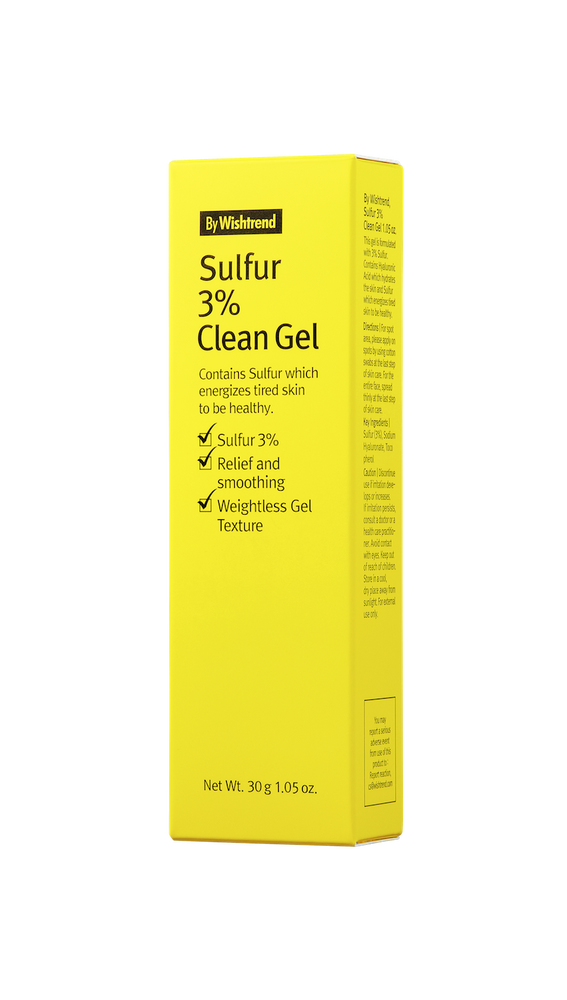 [By Wishtrend] Sulfur 3% Clean Gel
