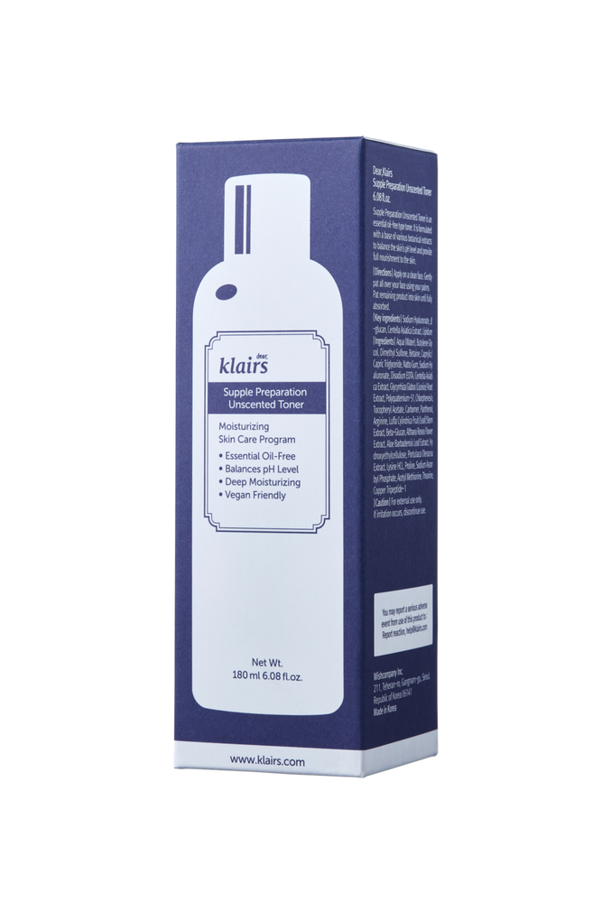 [dear Klairs] Supple Preparation Unscented Toner